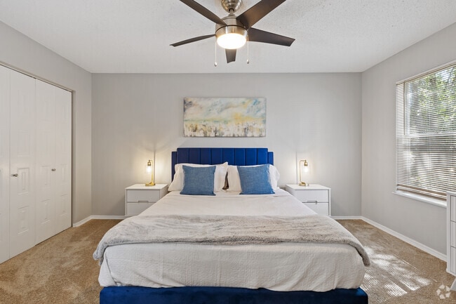 Standard 3BR, 2BA - 1,012SF - Primary Bedroom - Alexis Chase