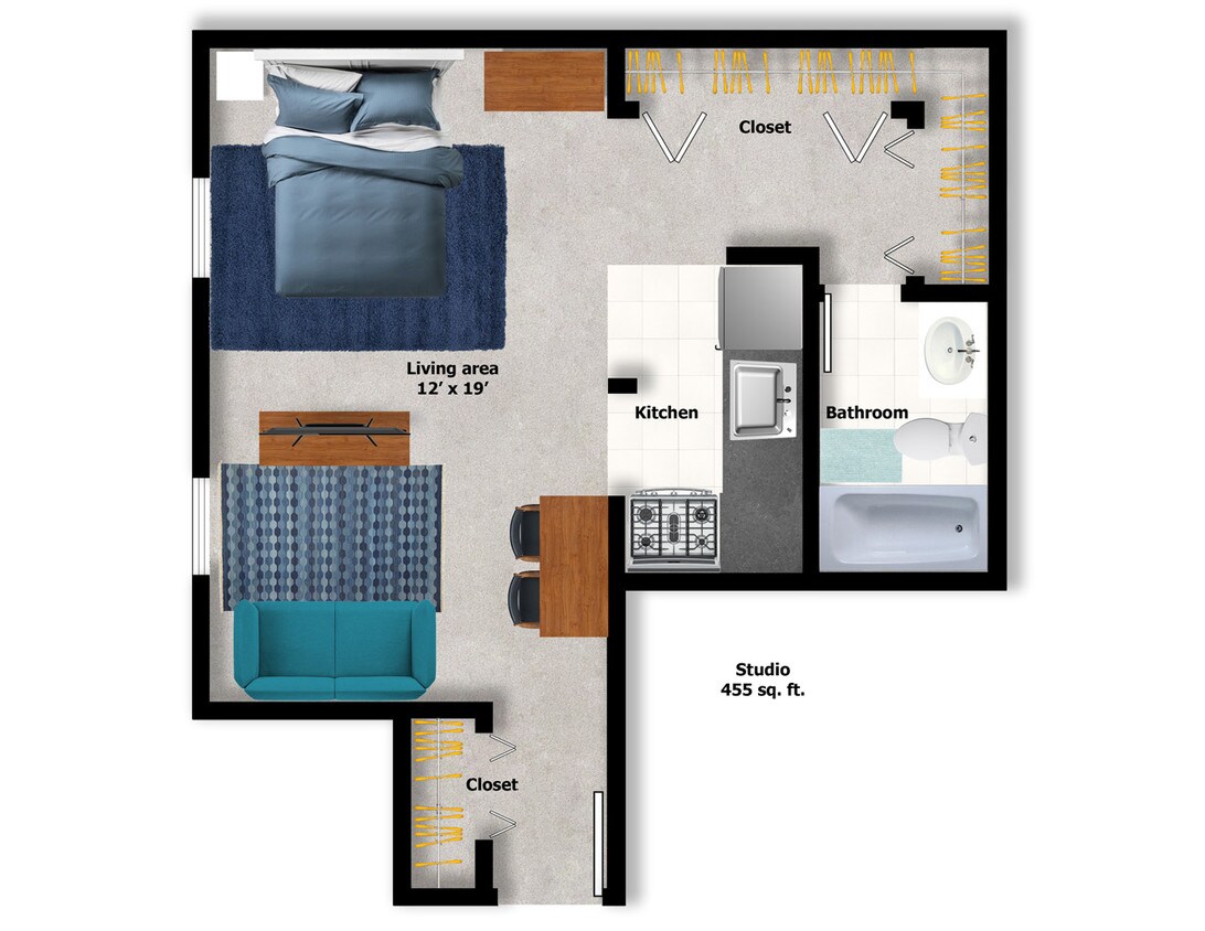 Floor Plan - Studio