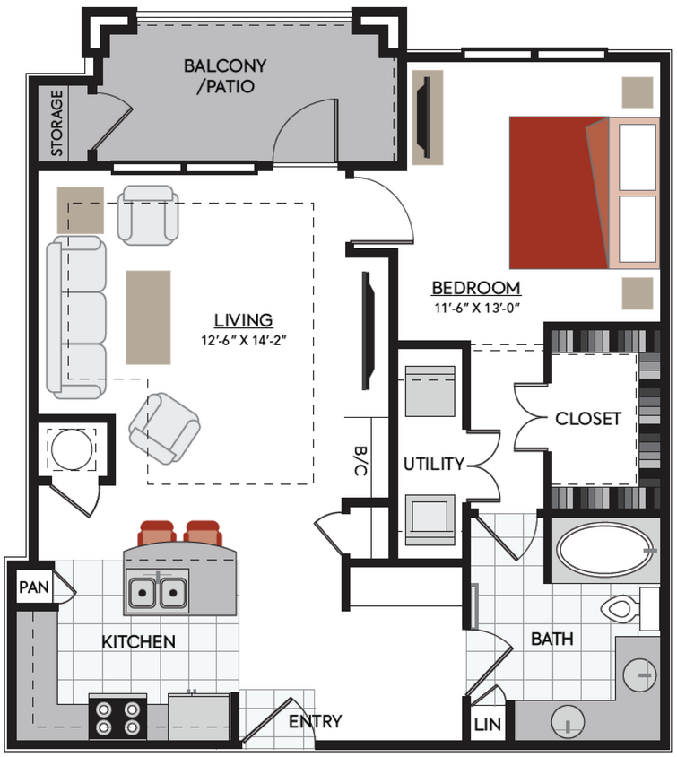 Floor Plan - A7B