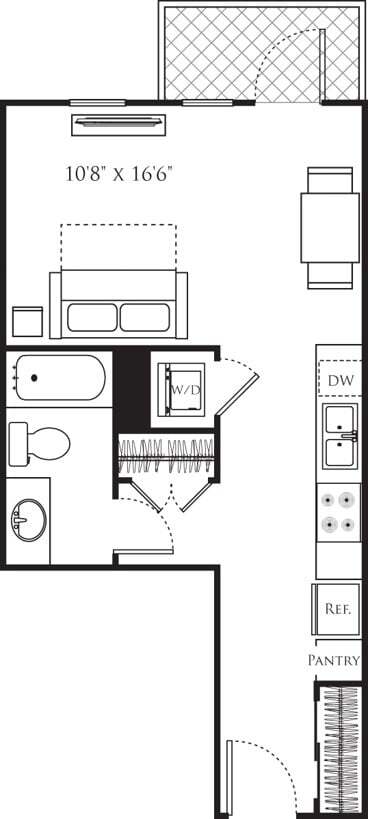 Floor Plan - Studio A