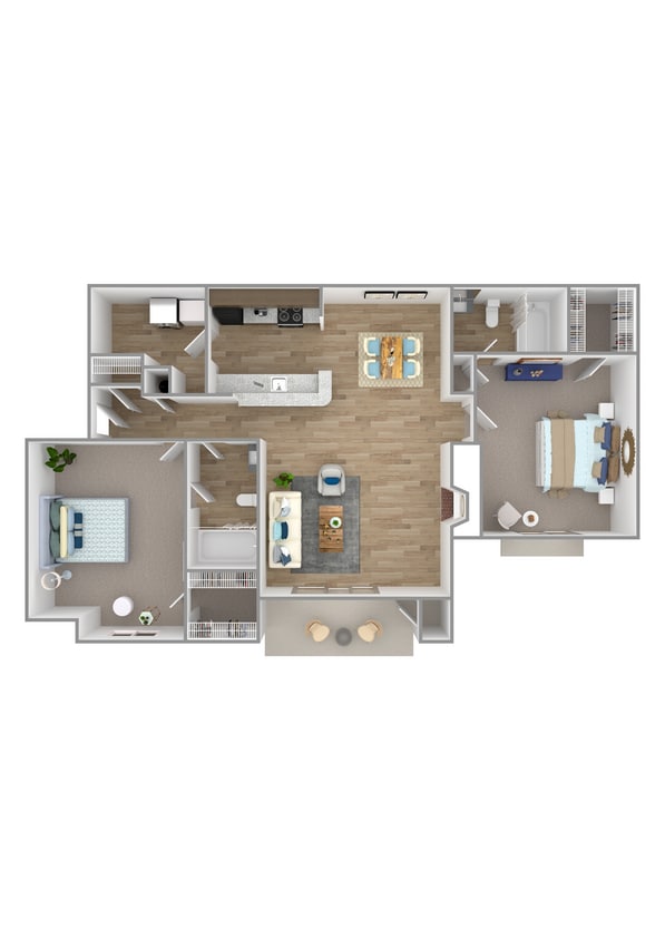 B3.jpg - B3 - 2 Bedroom, 2 Bathroom