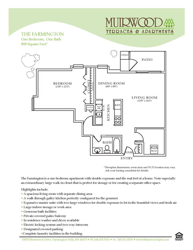 Floor Plan - The Farmington
