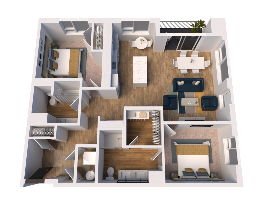 C5 floor plan The James - C5