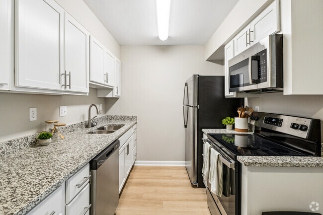 A3-V - 1BR, 1BA - 558SF - Kitchen - Attain at Chic's Beach