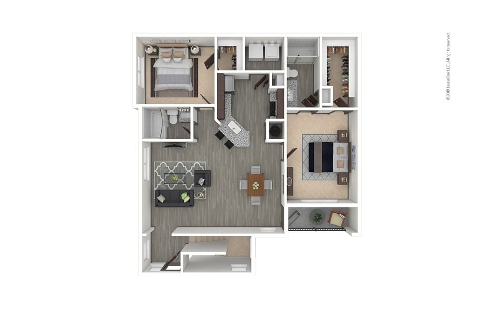 Floor Plan - Missouri City Townhome