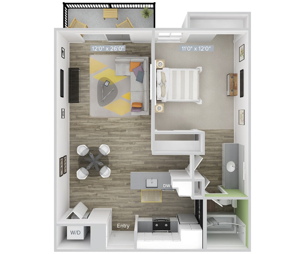 Floor Plan - A1-664-2-WD