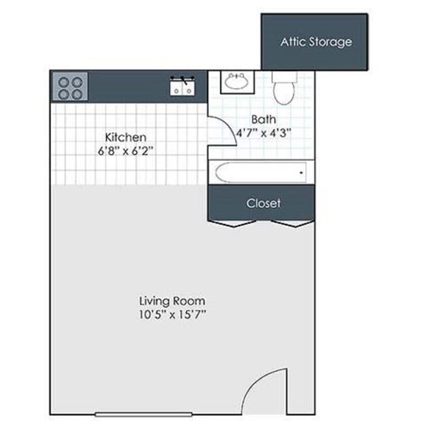 Floor Plan - Studio Reno