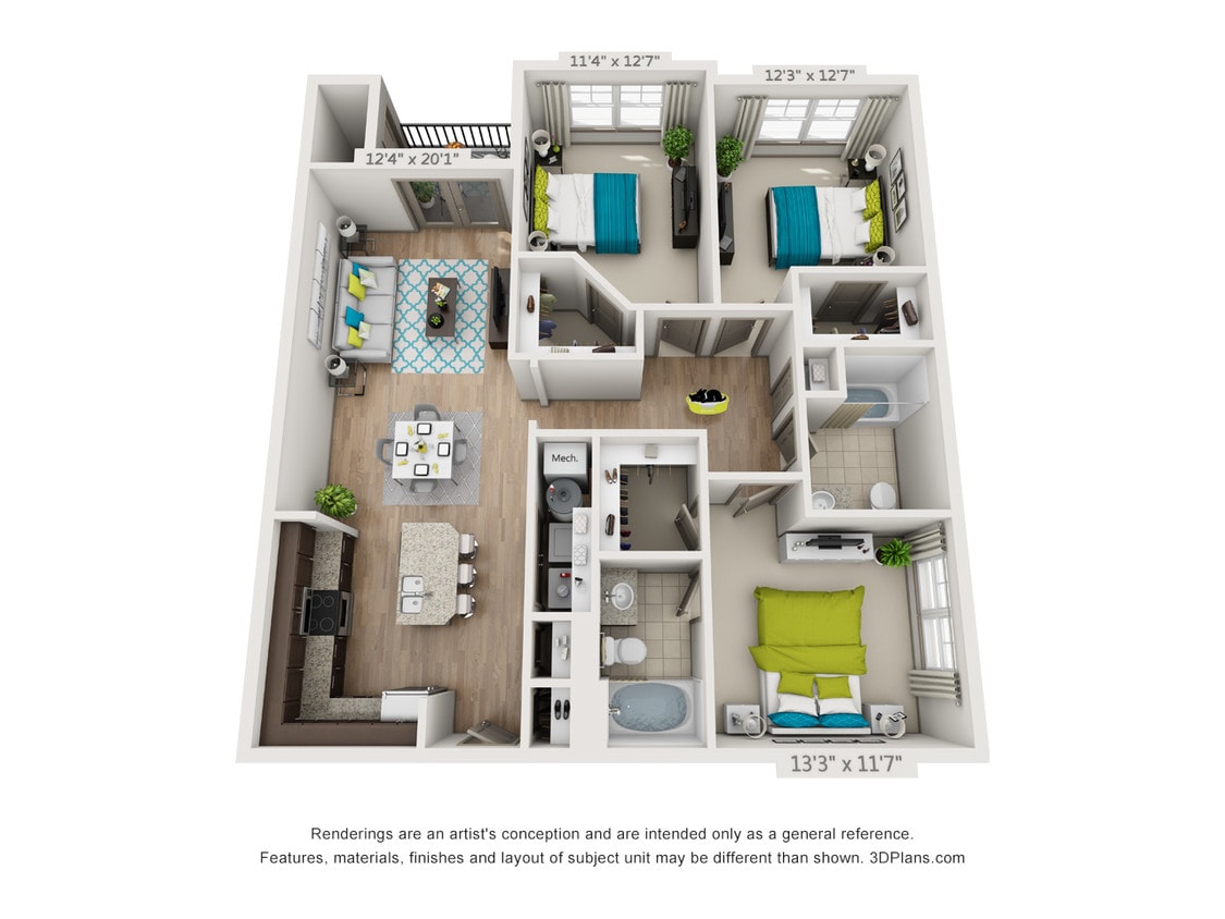 Floor Plan - LUXE Hickory