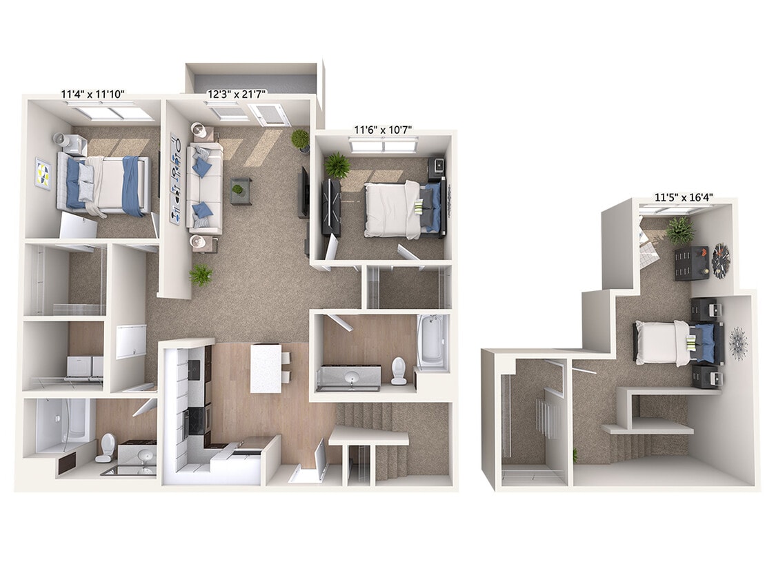 Floor Plan - B14L-C-Two