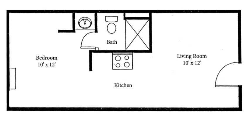 Floor Plan - Studio