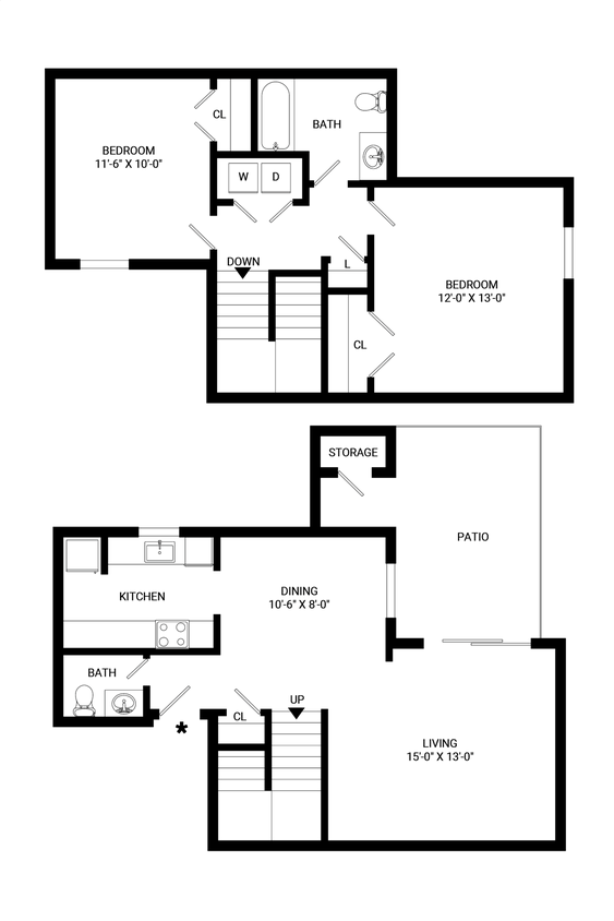 Floor Plan - Ivory Townhome