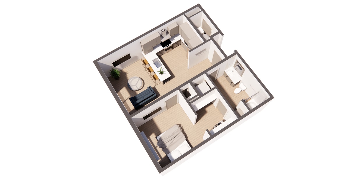 Floor Plan - Monet Rouge