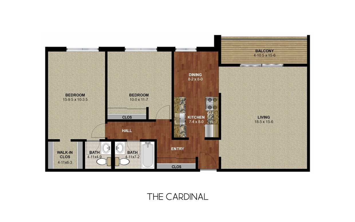 Floor Plan - The Cardinal