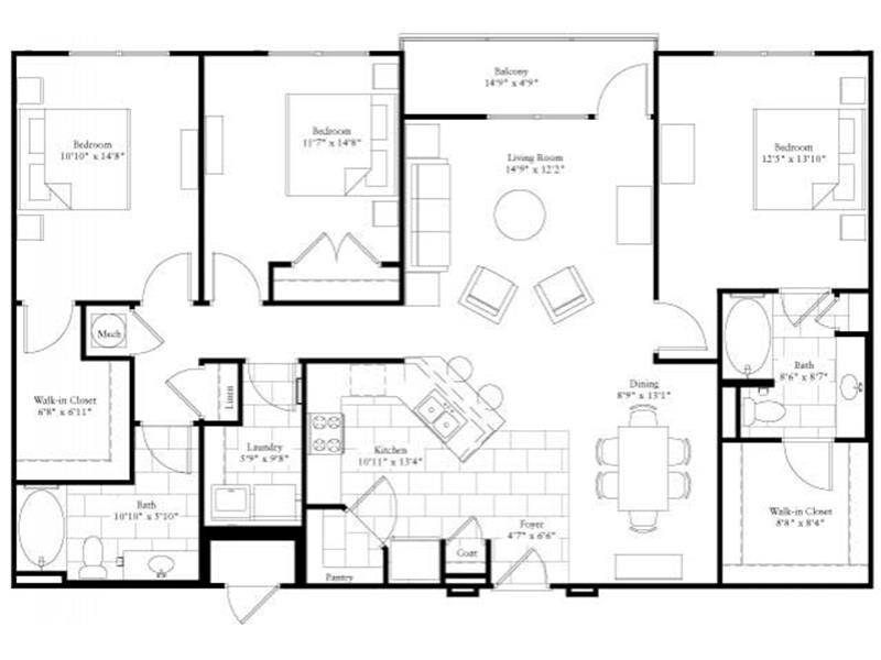 3BR/2BA - C3