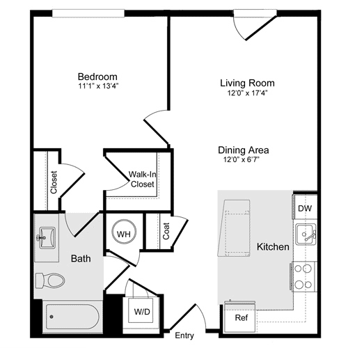 Floor Plan - A-1a