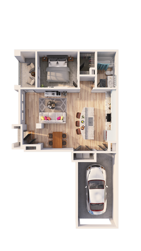Stonebriar Pines - A1E Floor Plan - A1E