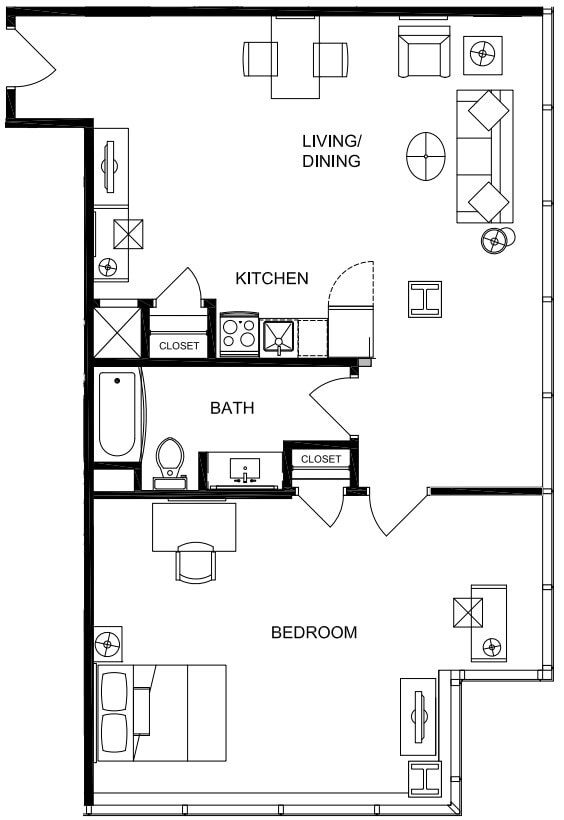 1 Bedroom with Premium Corner View - 1 Bedroom with Premium Corner View