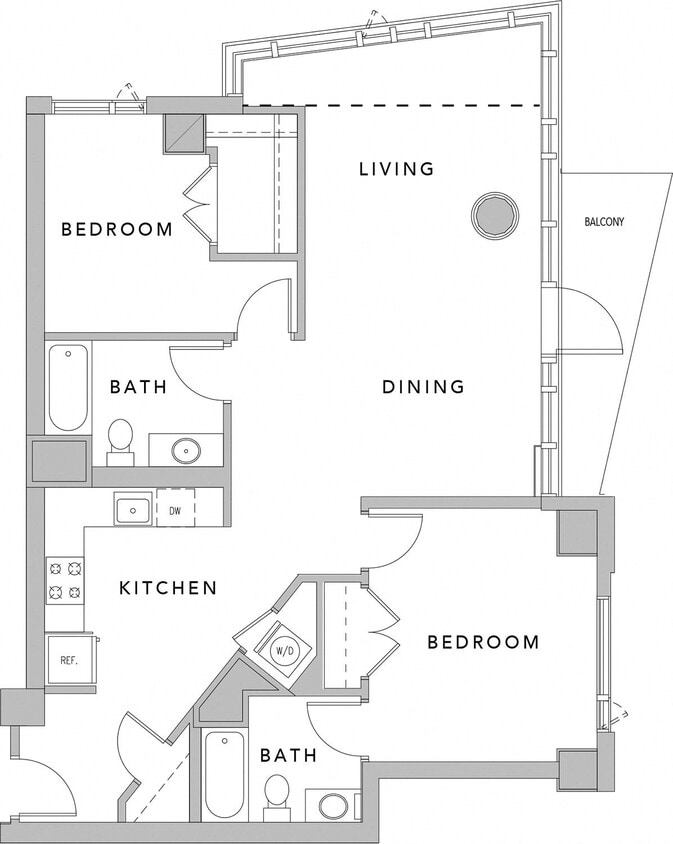 Floor Plan - 2BN Balcony Renovation 2