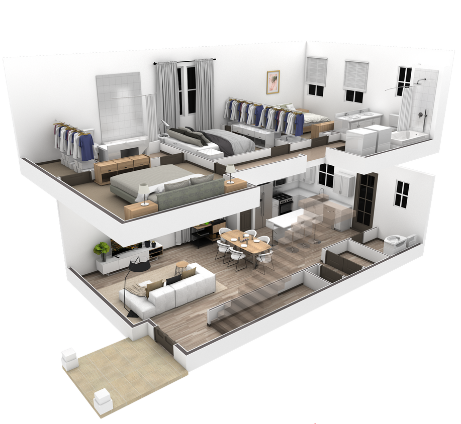 Floor Plan - 3BR Vista