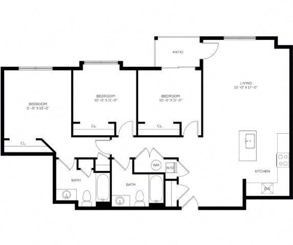 Floor Plan - Gathland (3 Bed)