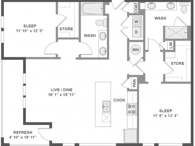 Floor Plan - Peachtree