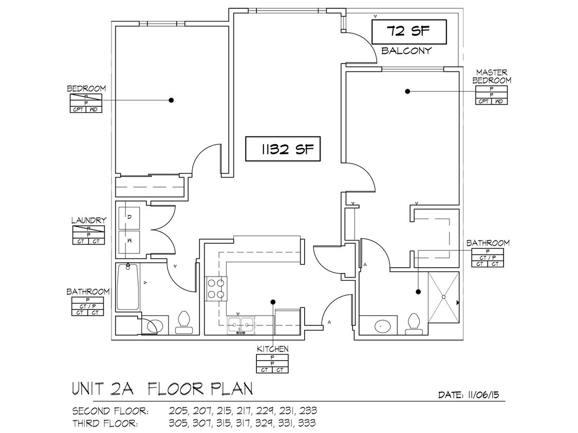 Floor Plan - Unit 2A