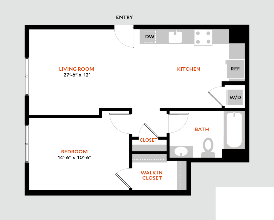 Floor Plan - Plan 1B