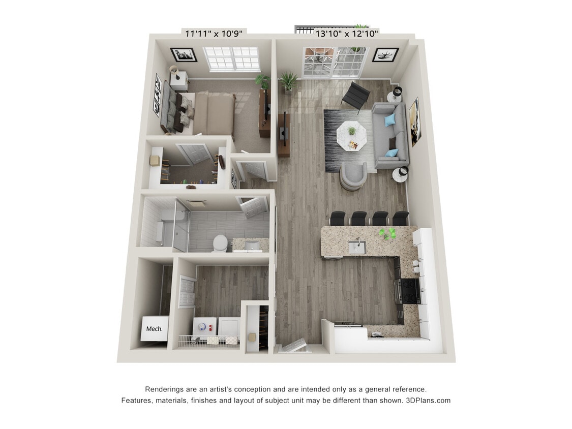 Floor Plan - The Gable E