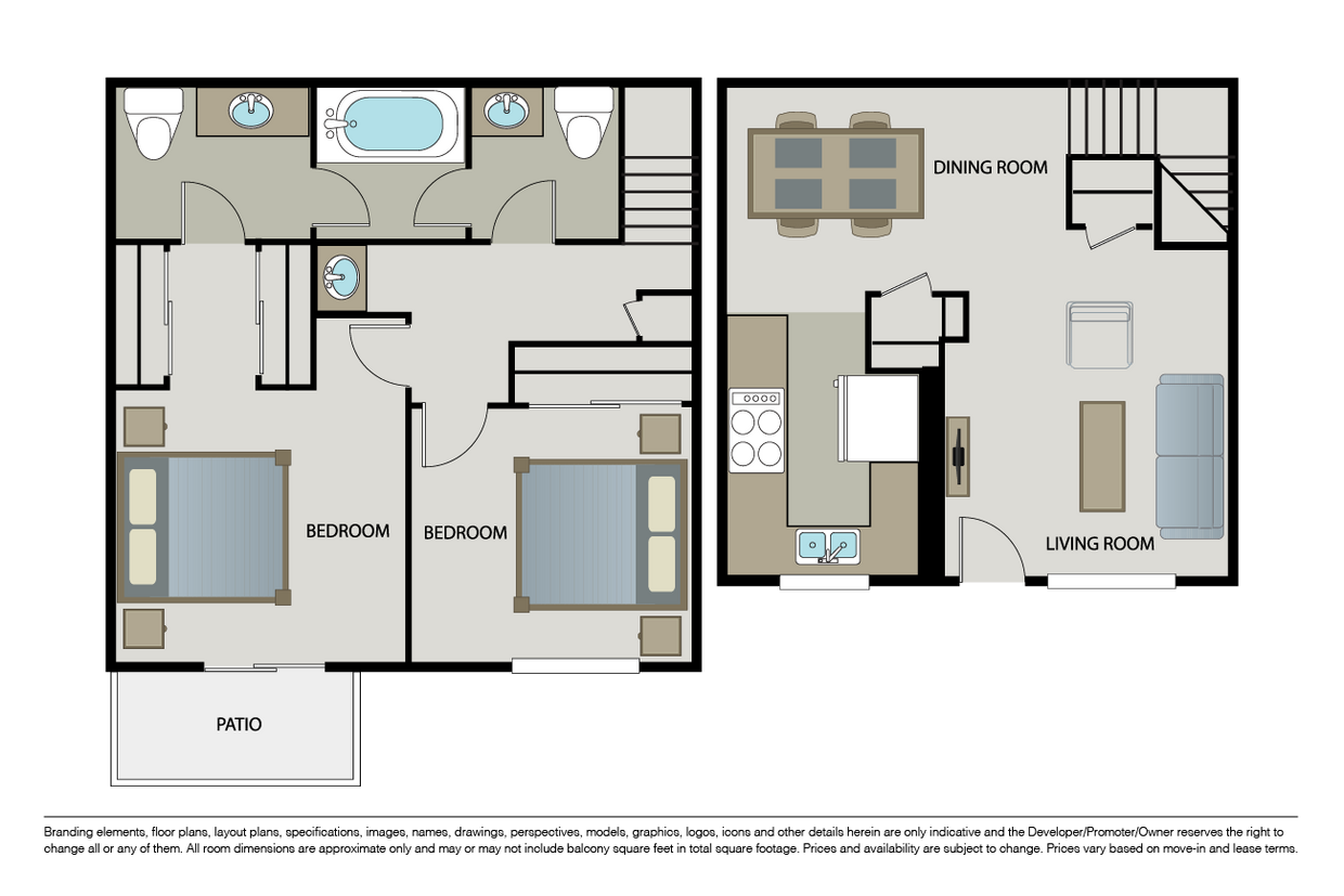 Plan 2D Townhome - Plan 2D Townhome