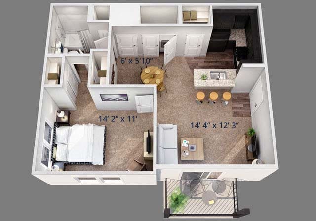 Floor Plan - The Topaz