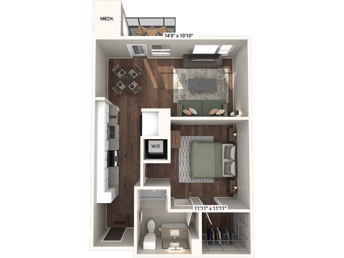 Floor Plan - A2-2 - Finish Package 2