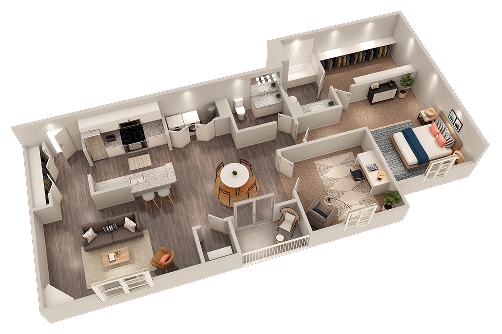 Floor Plan - The Cardinal - Den