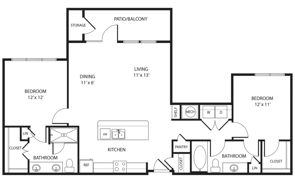 Floor Plan - Wimberley B3