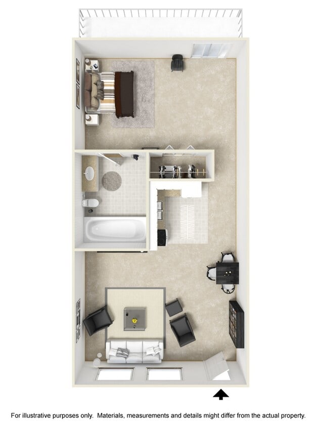 Floor Plan - Studio