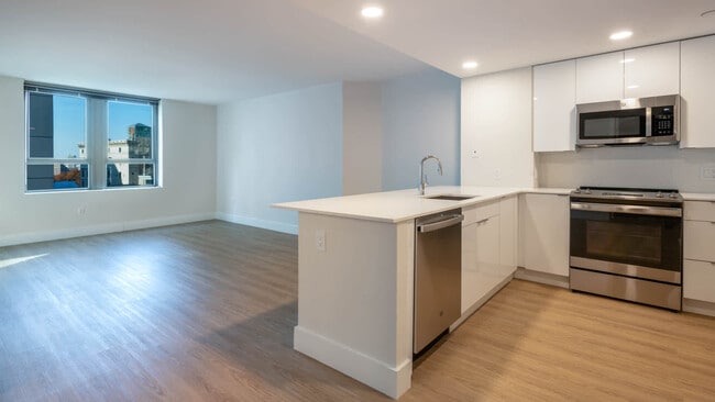 Living Room with Hard Surface Flooring - 660 Washington