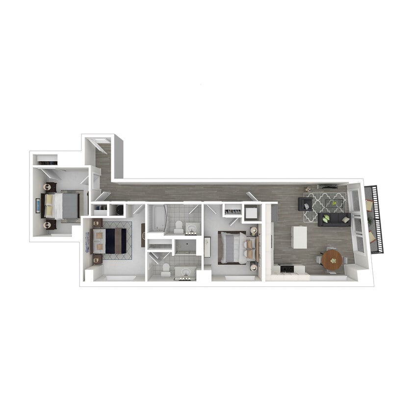 Princess Anne - 3 Bedroom - 3D Furnished - Princess Anne