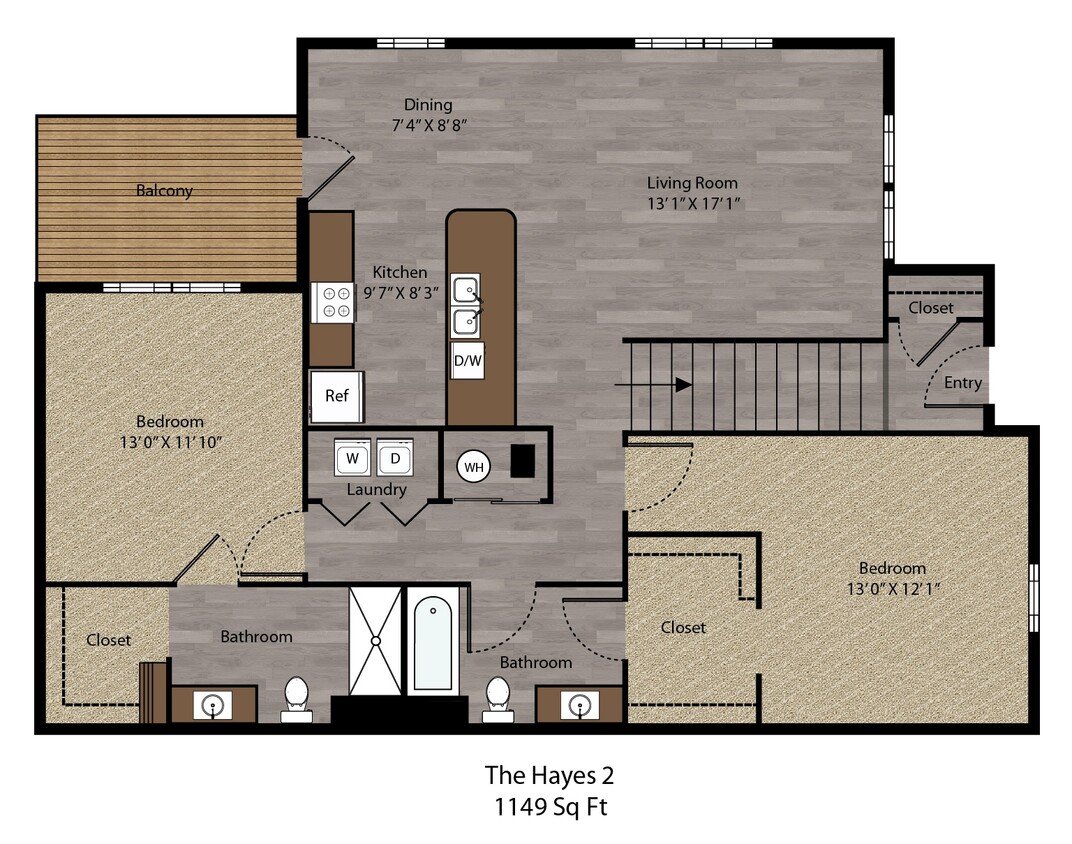 Floor Plan - The Hayes 2