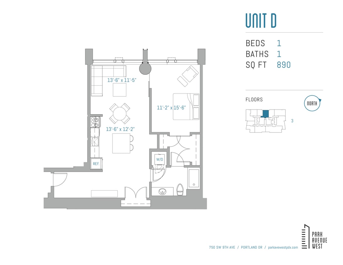 Floor Plan - Unit D