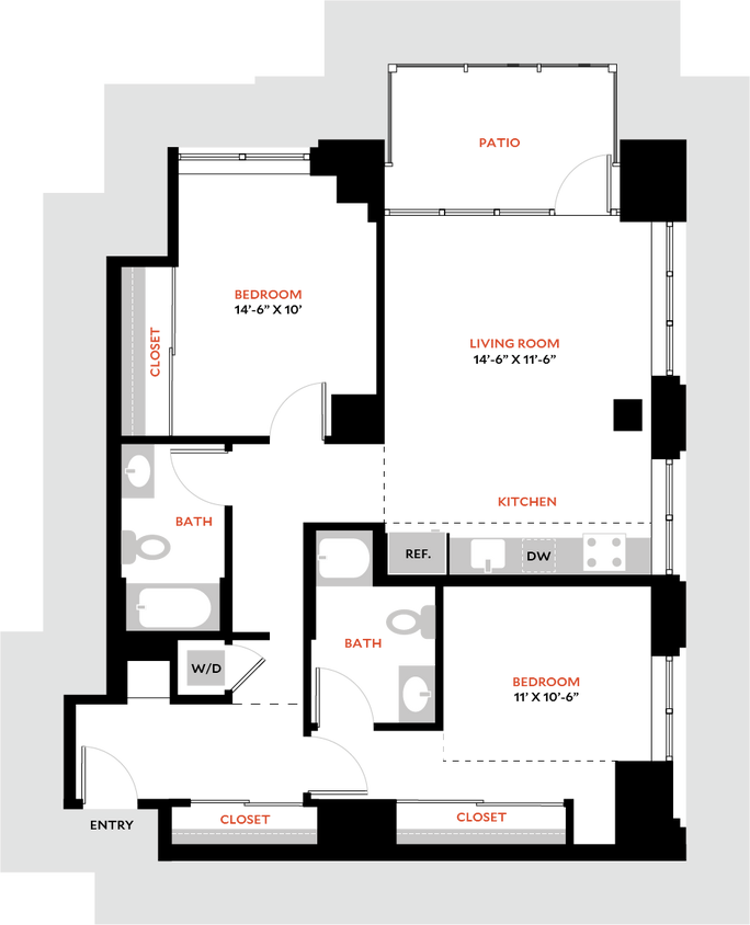 Floor Plan - Plan 2R