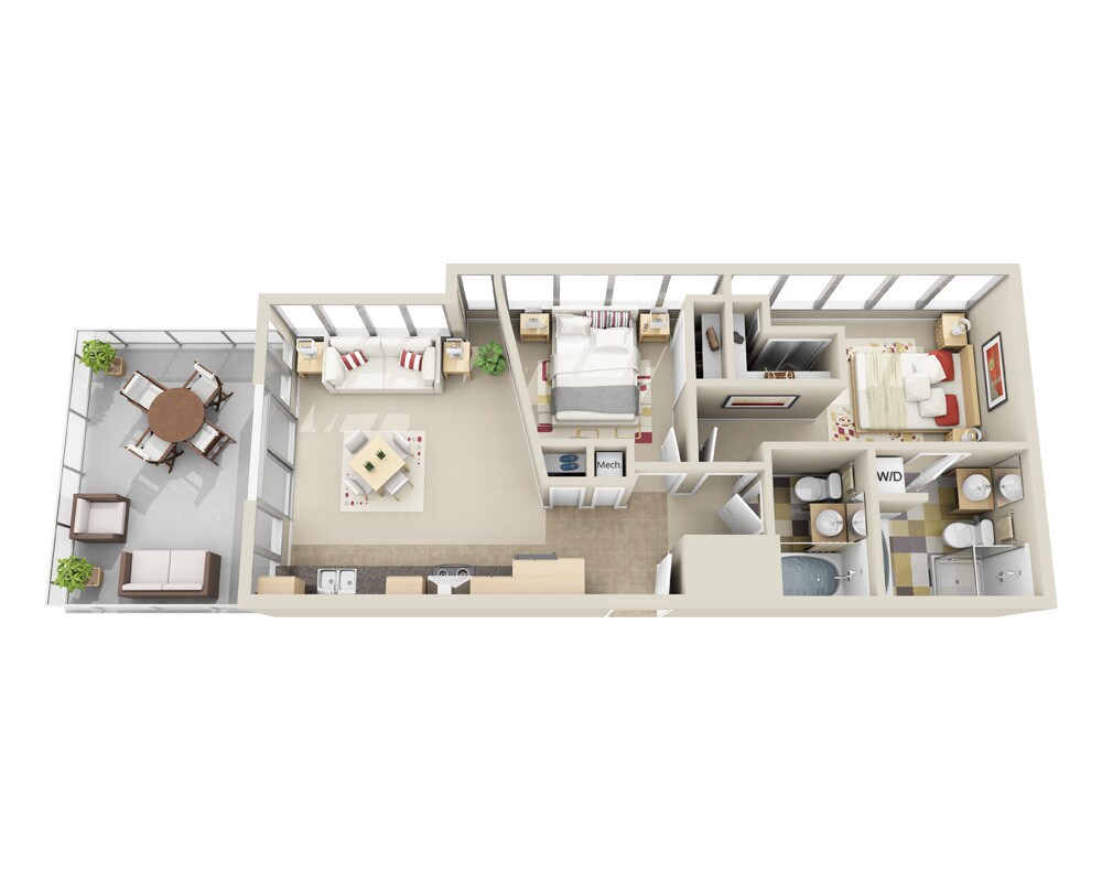 Floor Plan - Midrise B2F