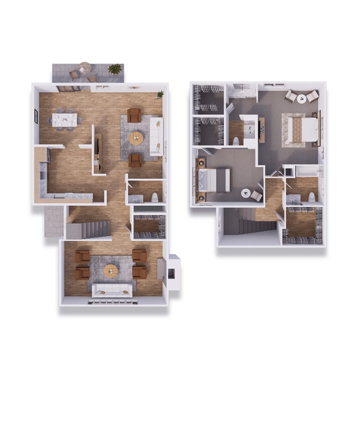 Floor Plan - Townhome BTH3