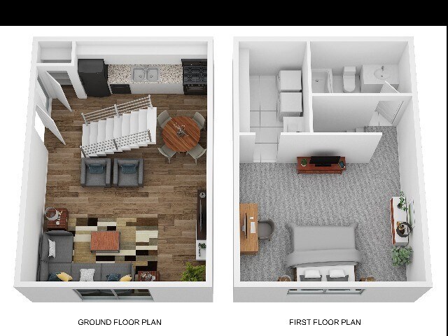 Floor Plan - One Bedroom One Bathroom