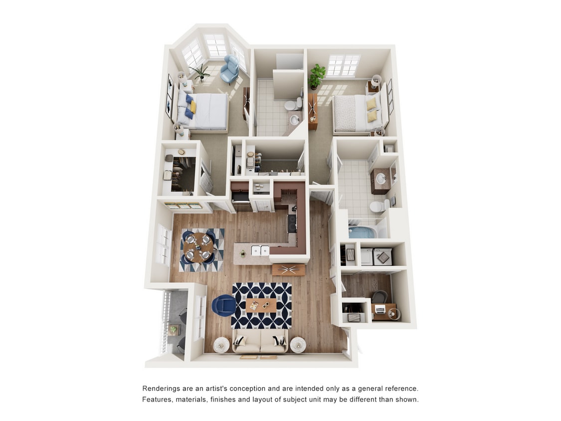 Residences at Gramercy_D2_2x2_1207 SQ FT.jpg - 2x2