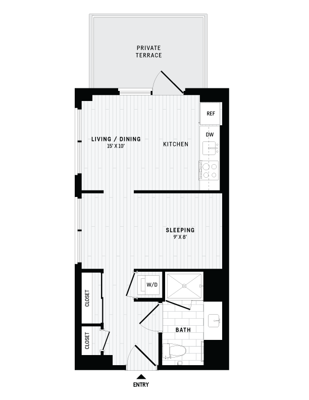 Floor Plan - A6 - Studio Suite Penthouse