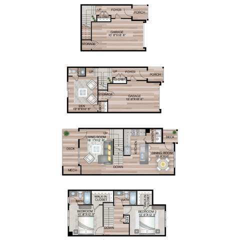Floor Plan - The Taylor with Den