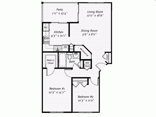 Tamarack - 2 Bed 1 Bath - Tamarak Renovated