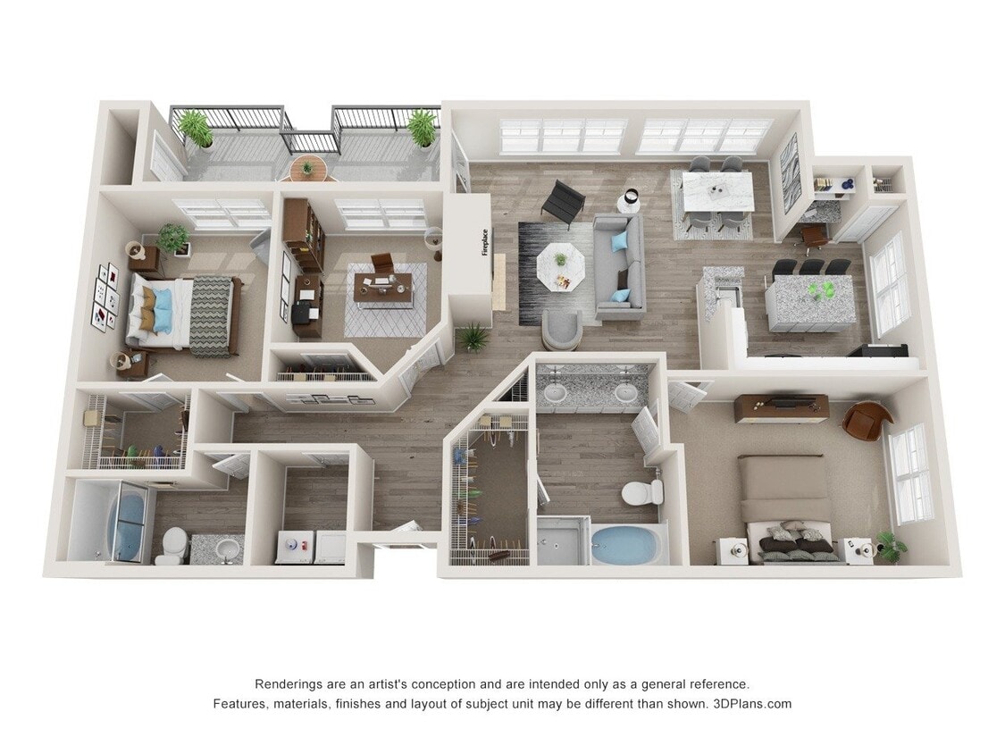 Floor Plan - The Uptown