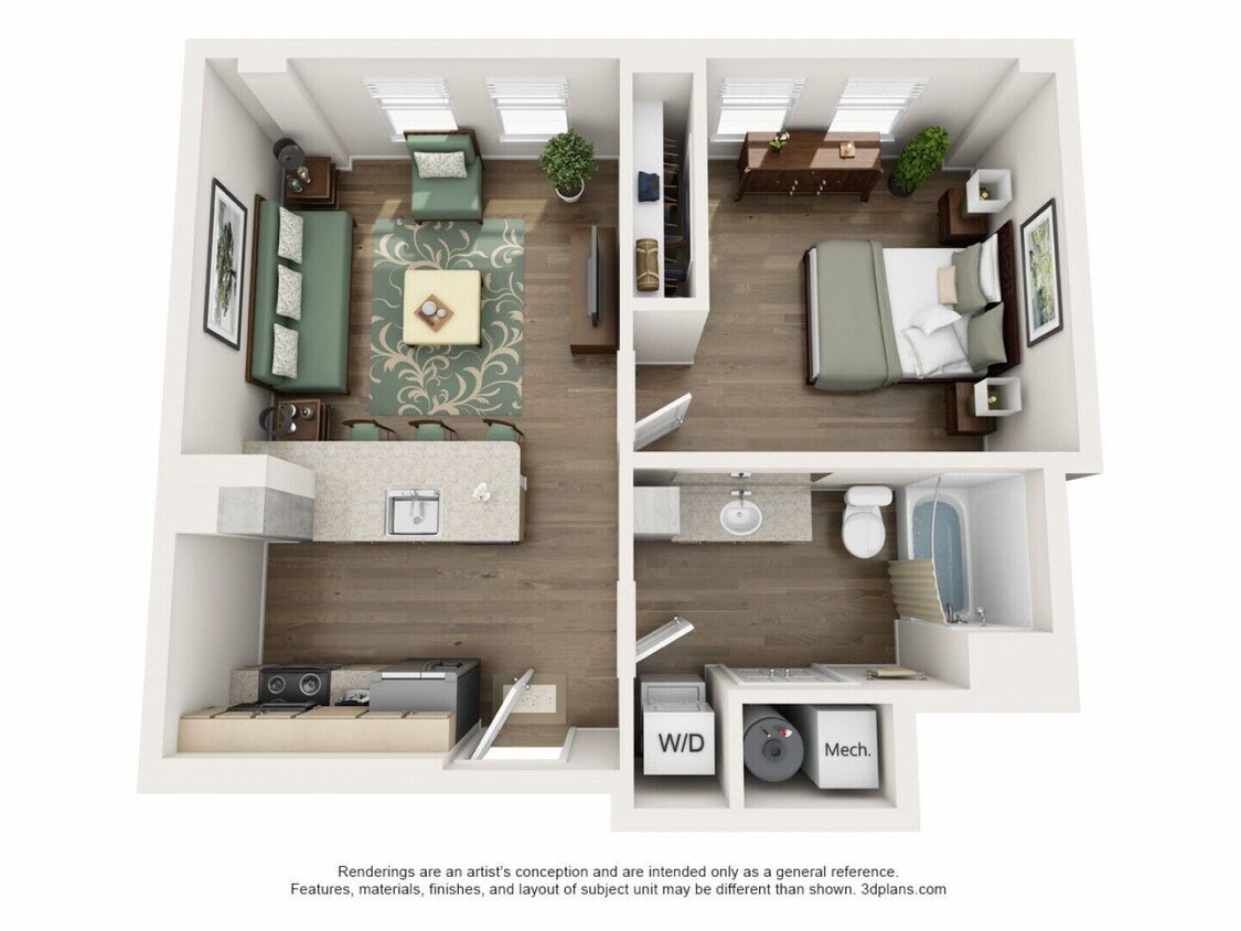 Floor Plan - The Le Bleu