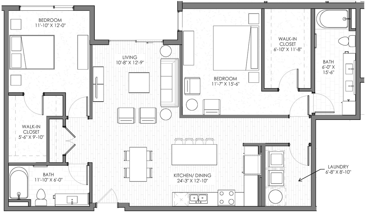 Floor Plan - Twin Sisters Peak