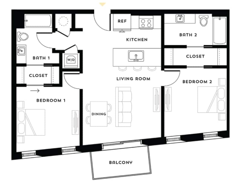 Floor Plan - B1 (815)
